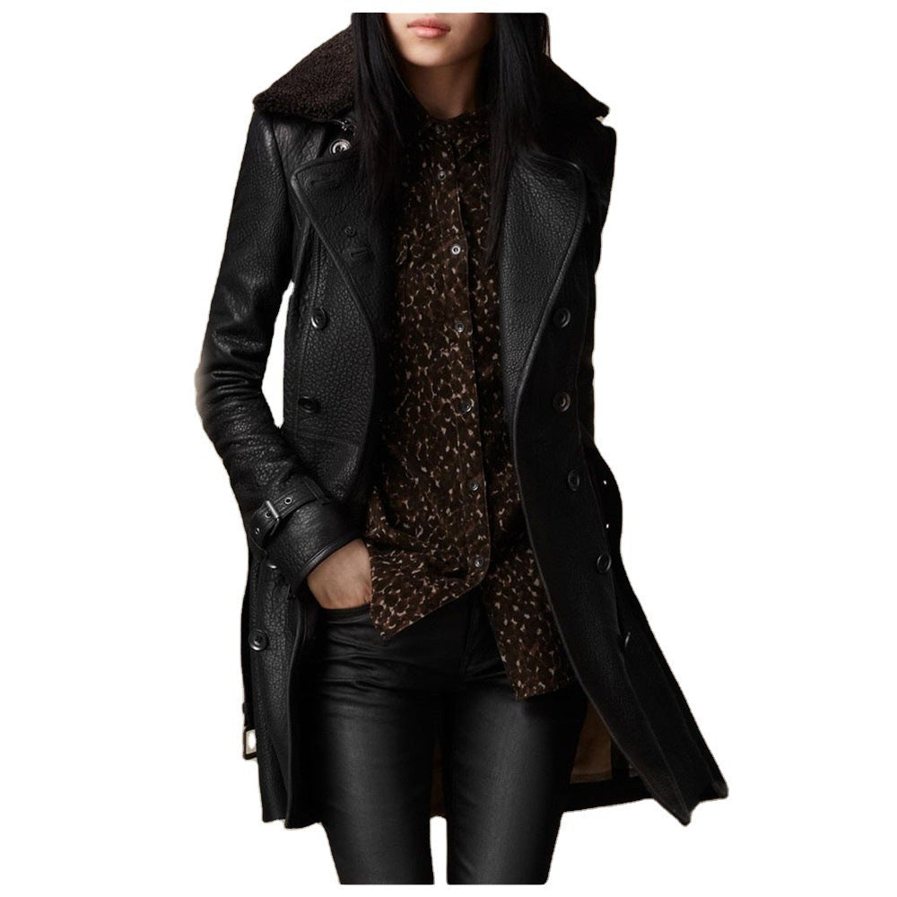 Veste Cintrée Similicuir – Chic & Tendance