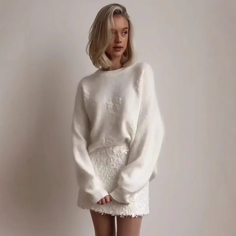 Pull-Over Col Rond – Confort & Douceur