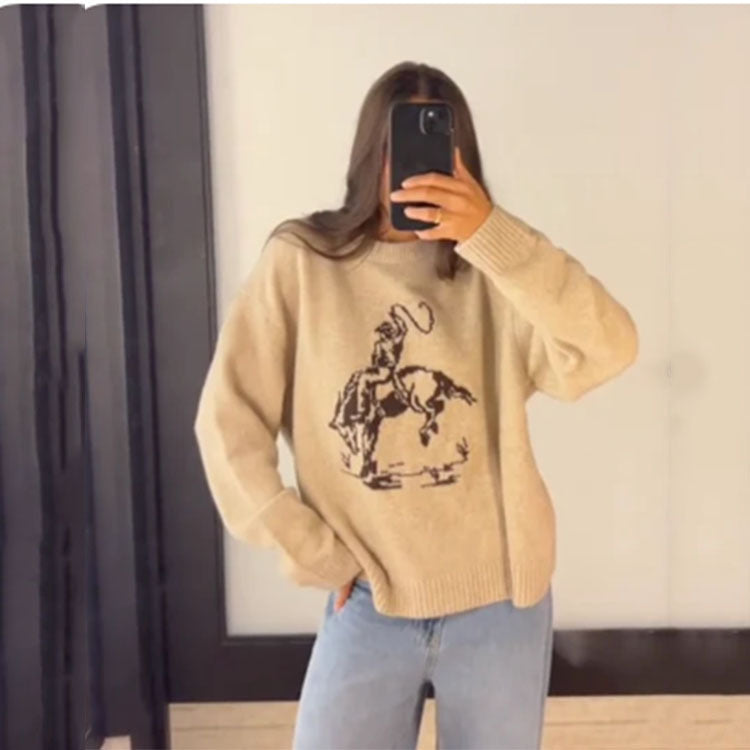 Pull Tricoté Ample – Confort & Élégance