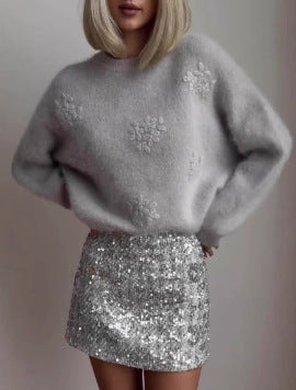 Pull-Over Col Rond – Confort & Douceur