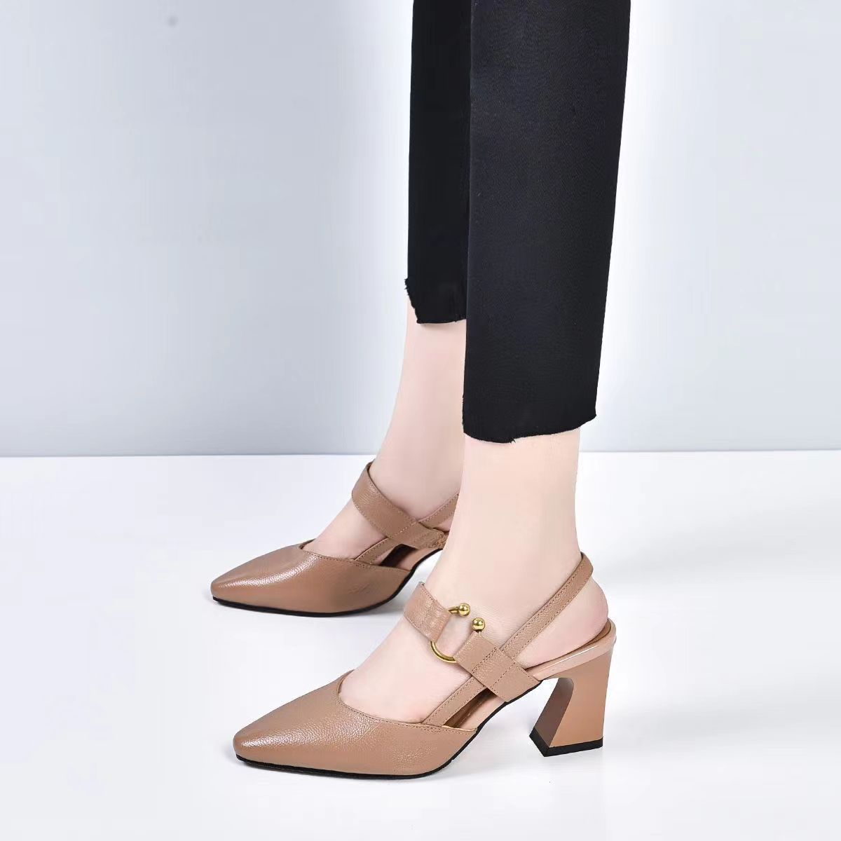 Sandales à Talons Épais